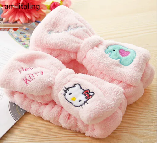 Новый Hello Kitty макияж красота упражнения волосы головной убор шапочка для ванны
