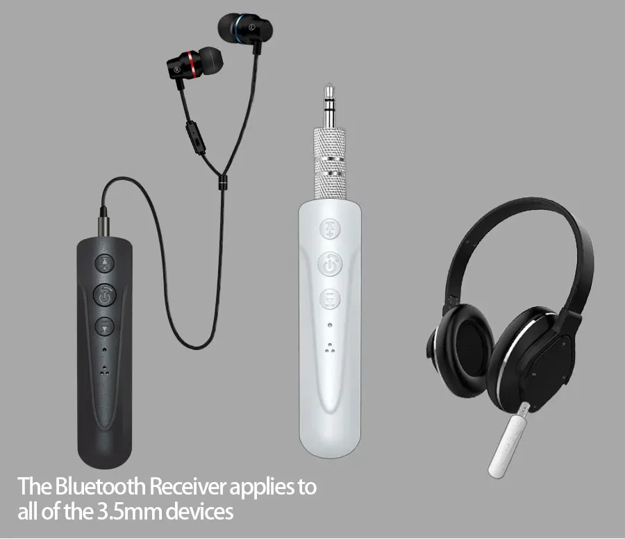Вы первый Bluetooth приемник аудио адаптер 3,5 мм Джек музыка с микрофоном беспроводной адаптер для автомобиля Bluetooth мобильный телефон наушники