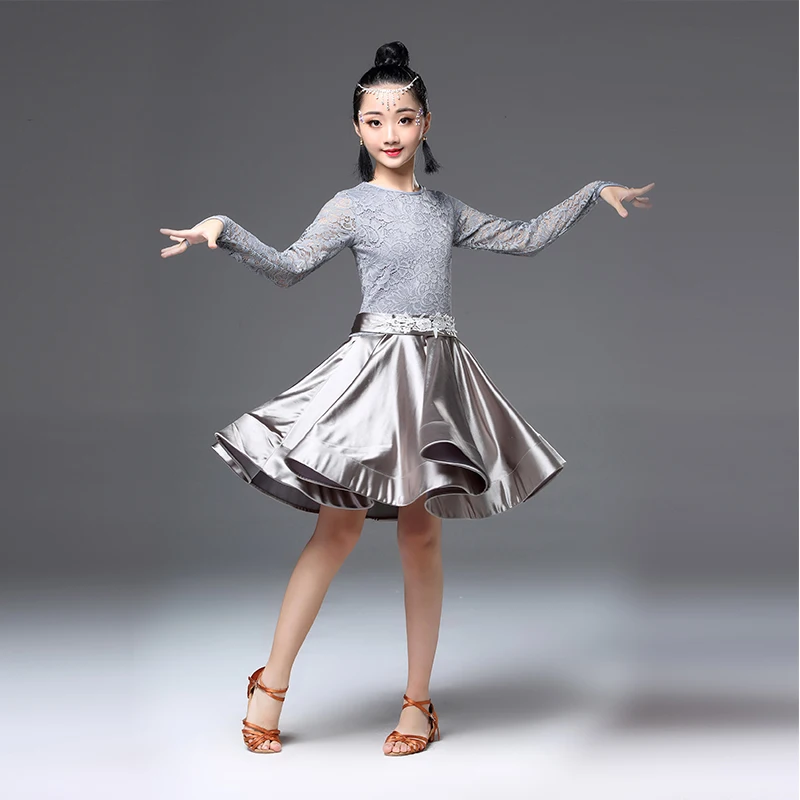 Новинка 2019 кружевные платья для бальных танцев и латиноамериканских девочек