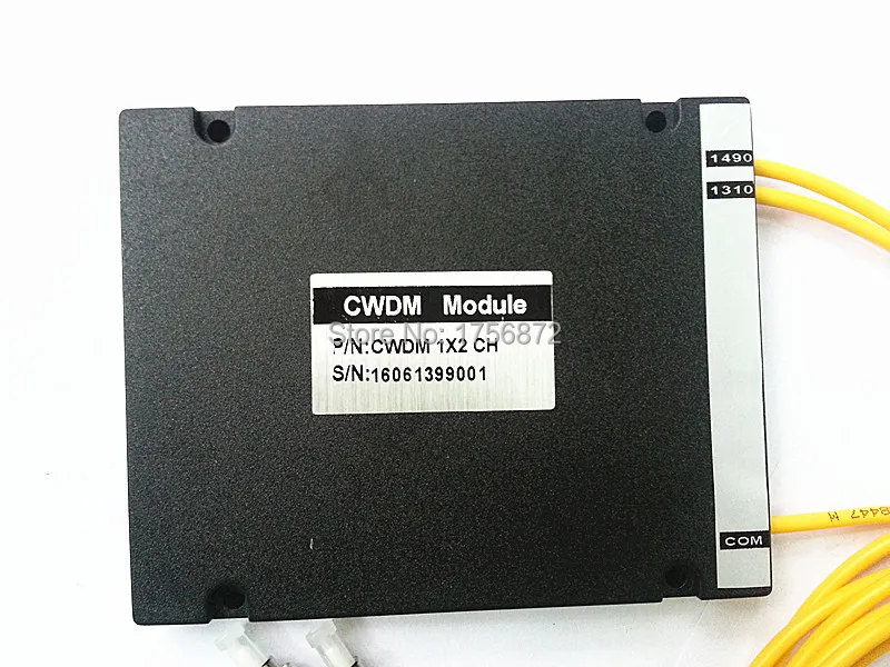 Волоконно-оптический 2-канальный CWDM Mux Demux модуль 1310nm 1490nm с разъемом FC/UPC |