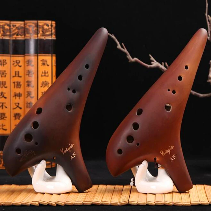 12 отверстий Ocarina Alto F Key smolпитание флейта музыкальные инструменты Зельда