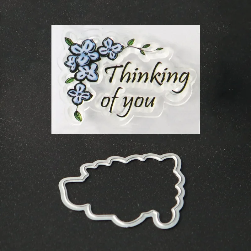 Набор штампов для резки металла штамп прозрачный резиновый цветок умереть