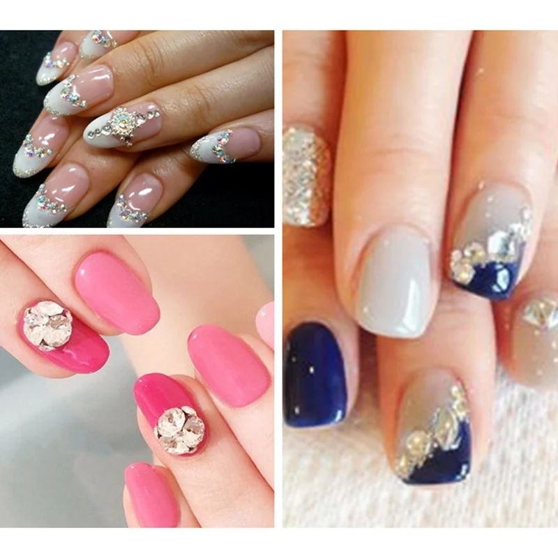 Кристалл прозрачный ногтей UV гель 5 мл Clear Nail стразами клей 3D эффект маникюра Nail Art инструменты