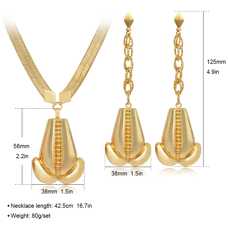 Sunny Jewelry массивные Дубай лягушка медные комплекты украшений для женщин длинные