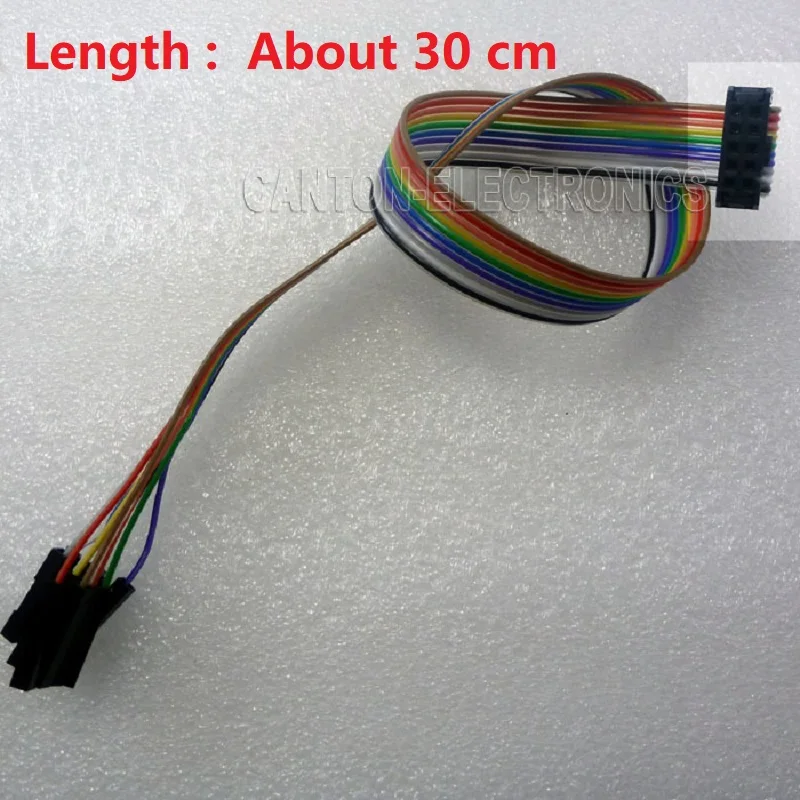 10* JTAG IDC ISP провод 2*5 to10* 1 контактный кабель FC-10P 2,54 мм для Анализатора логики Xilinx Altera решетки FPGA CPLD USB программатор