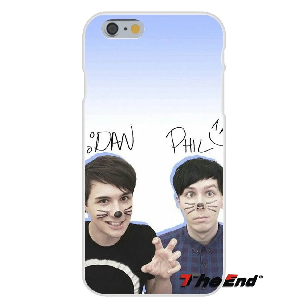 Group of Dan and Phil Collage Pattern For Xiaomi Redmi 4 3 3S Pro Mi3 Mi4 Mi4C Mi5S Mi Max Note 2 Slim Silicone Case | Мобильные