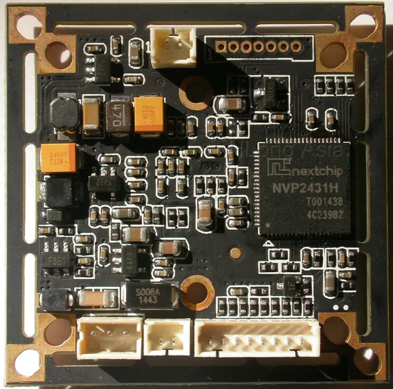 Блок-стиль 3 7 мм объектив AHD-M (720P) 1/3 &quotSony Exmor CMOS IMX238 + NVP2431 CCTV плата модуль камеры с OSD
