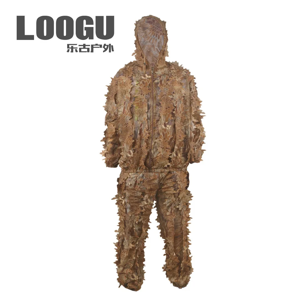 Уличные камуфляжные костюмы Ghillie военная охотничья ткань одежда для леса