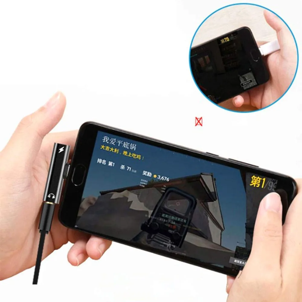 Olhveitra USB C наушники аудио зарядное устройство адаптер 2 в 1 Тип до 3 5 мм