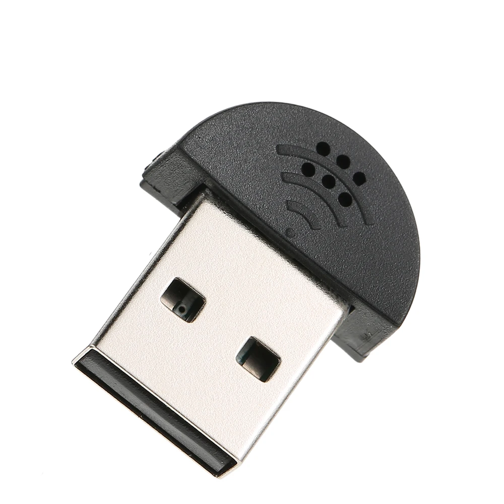 Микрофон с драйвером для аудиоадаптера USB 2 0 мини микрофон бесплатно ноутбука
