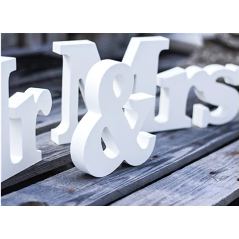 Свадебные украшения 3 шт./набор декор Mr & Mrs Mariage для дня рождения День Святого