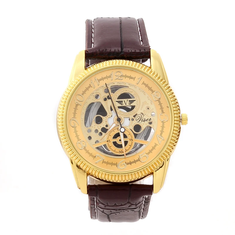 Новый 2016 люксовый бренд кварцевые часы не механические мужские свободного