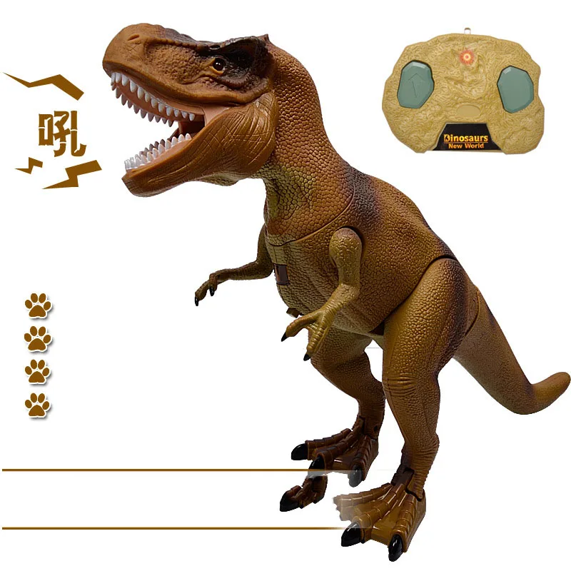 Бесплатная доставка Электрический динозавр с дистанционным управлением игрушки