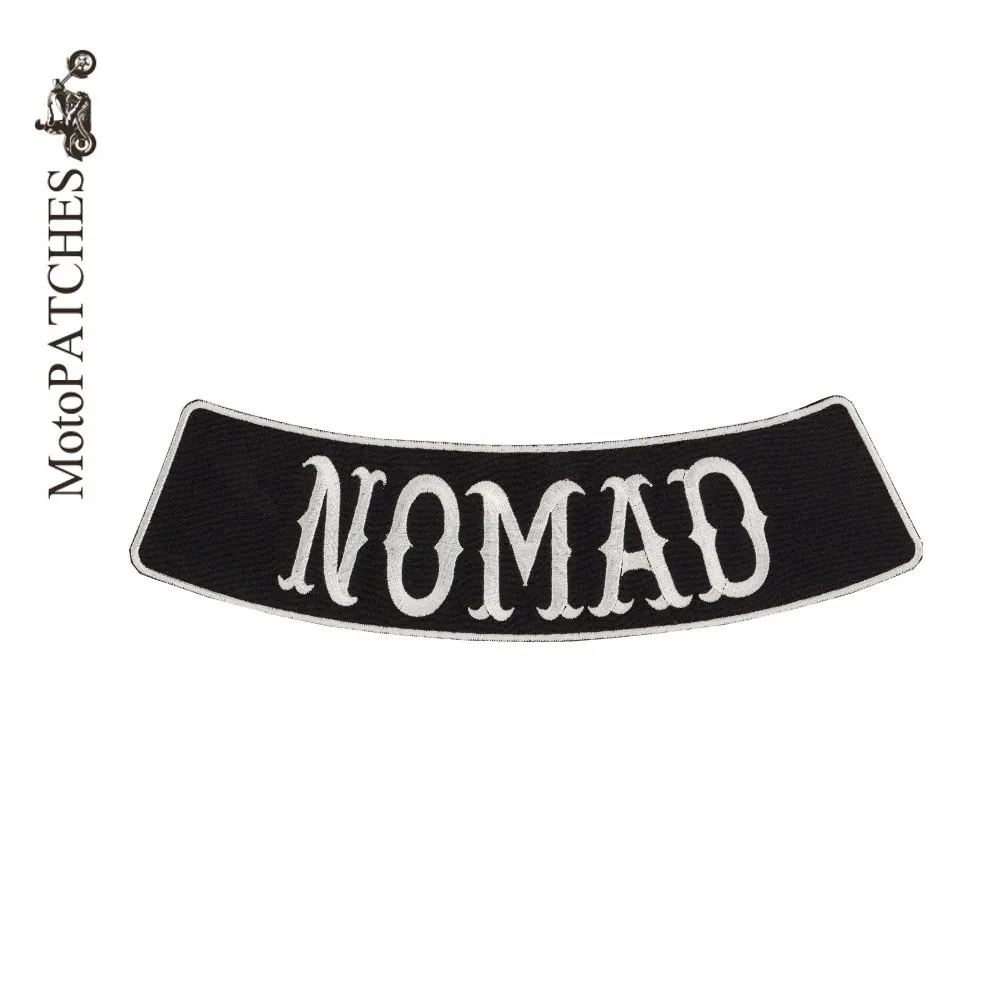 MotoPATCHES NOMAD мотоциклетные байкерские нашивки вышитые железные для одежды куртки