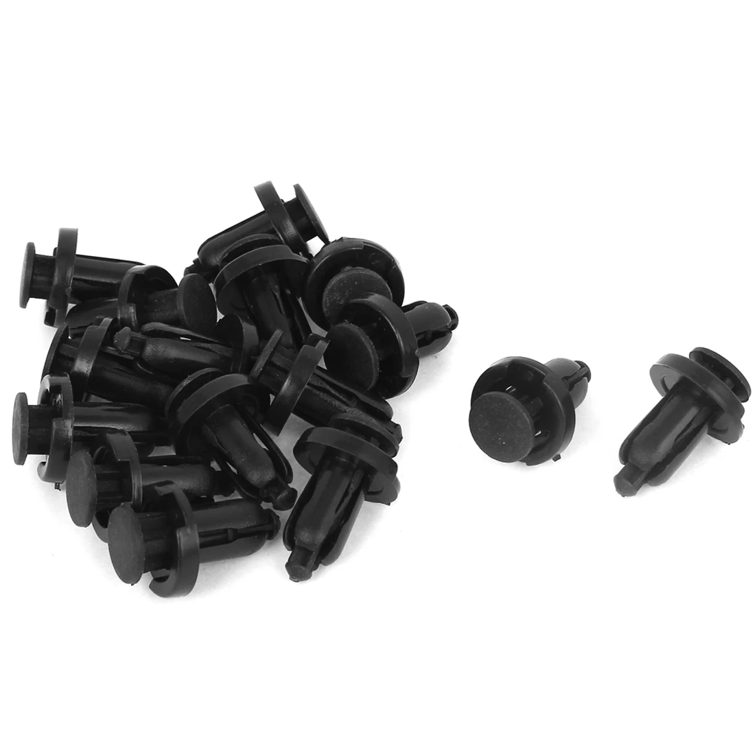 

X Autohaux 16 Pcs Plastic Nylon Rivet Fastener Bumper Clip Retainer 10Mm
