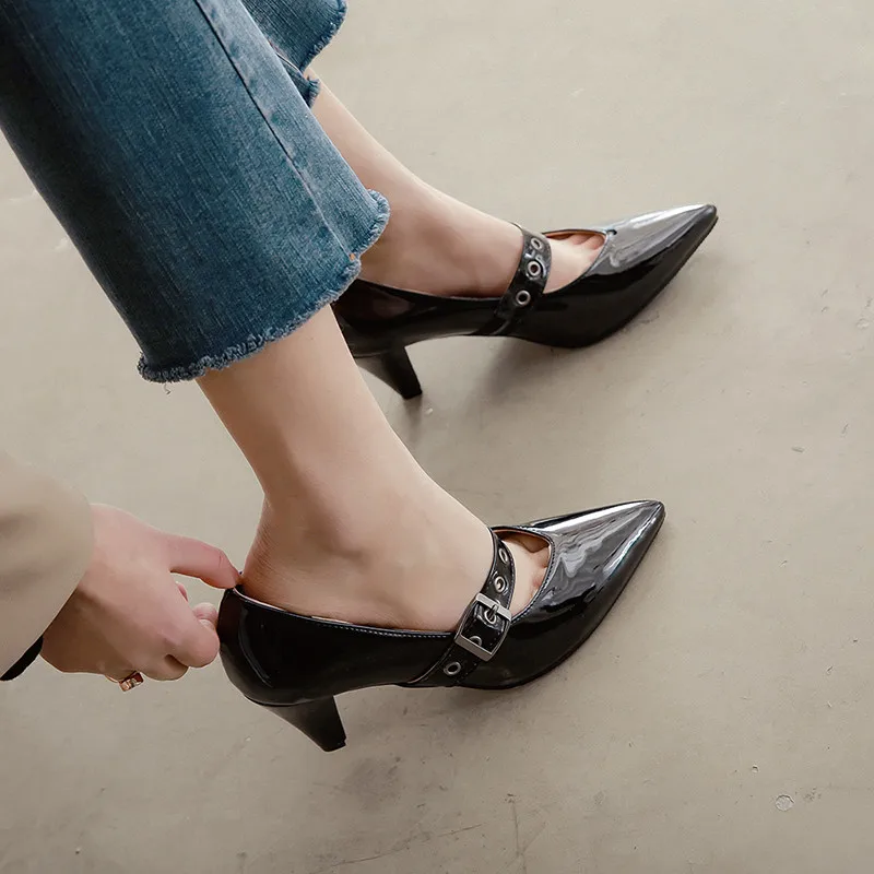 

ASUMER 2020 fashion spring autumn new shoes woman pointed toe shallow pumps women shoes elegant high heels prom wedding shoes