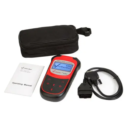 V checker V303 EOBD OBD2 сканер неисправности двигателя автомобиля|Детали и аксессуары для