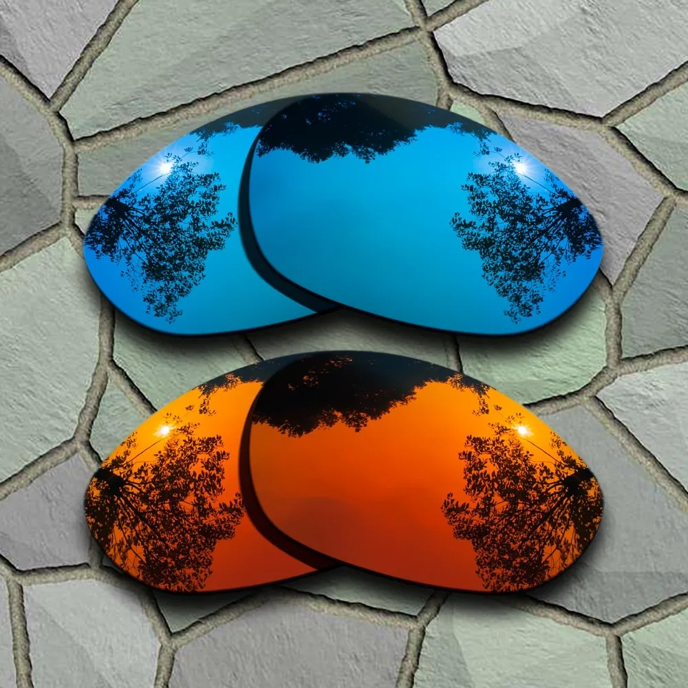 Солнцезащитные очки с поляризацией для Oakley X Metal XX голубые и красные оранжевые |