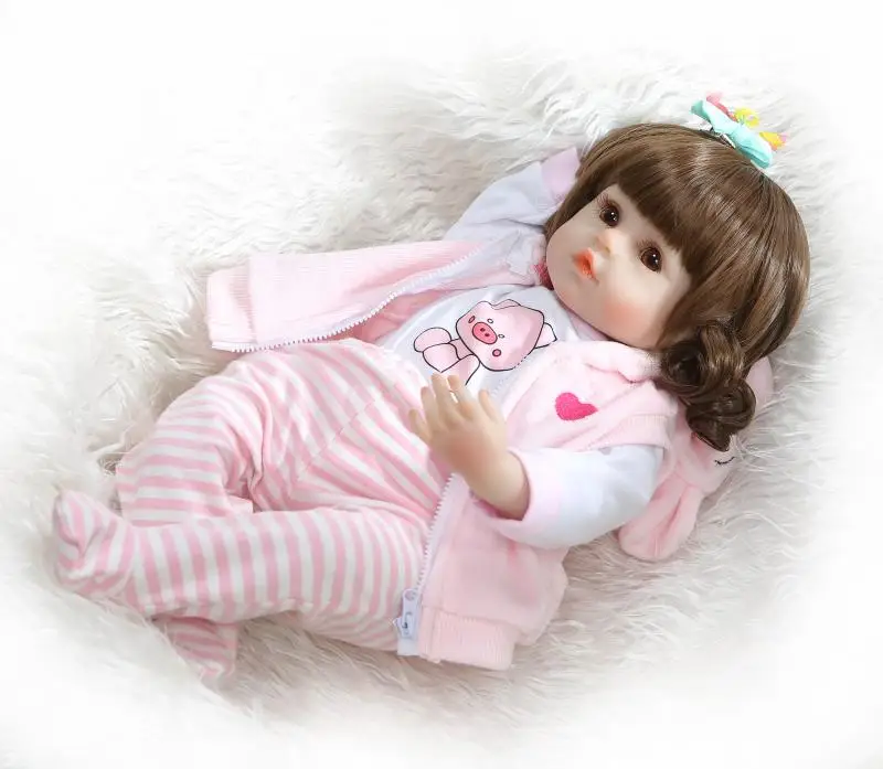 48 см Новинка Bebe Reborn Реалистичная силиконовая кукла Baby Dolls Boneca Kids подарок на день