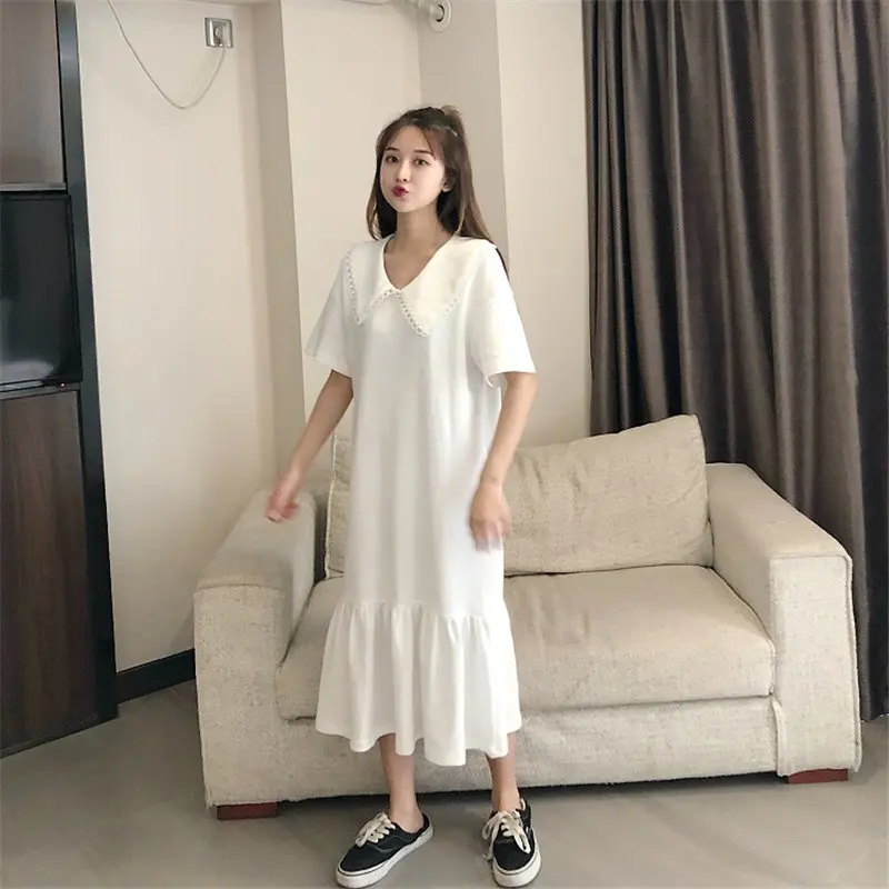 Новинка Стильное повседневное платье до середины икры с аппликацией Alien Kitty