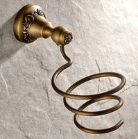 vintage antique brass hair dryer holder wall mounted dryer holder bathroom accessories bath hardware bathroom fitting mba427