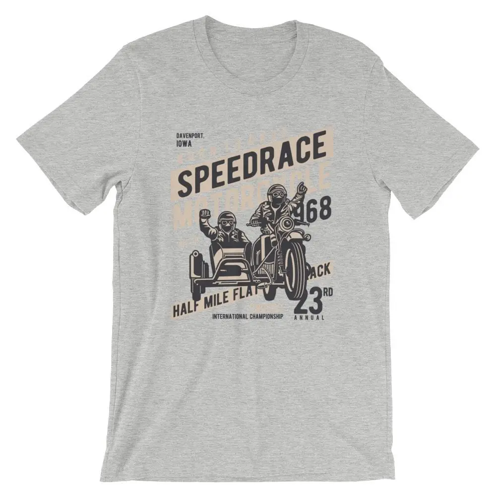 Speed Race T-Shirt. Biker Motorcycle Sidecar 100% Cotton Premium 2019 New Brand High Quality for Man Better Crazy T Shirts |