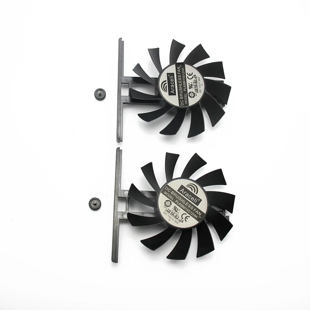 Оригинальный двойной вентилятор для видеокарты GAINWARD GeForce GTX 960 970 980 12hh 12 В 0.35A