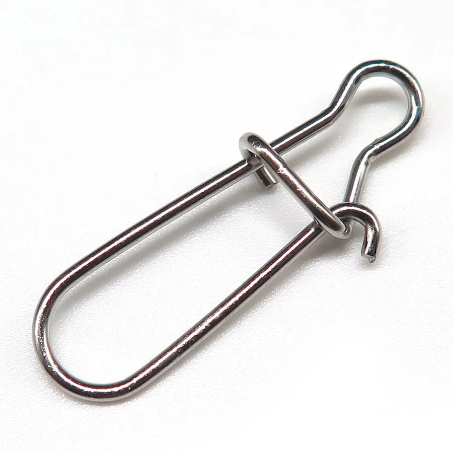Minfishing 50 PCS Fishing Snap Stainless Steel Barrel Swivel Snaps Lure Accessories | Спорт и развлечения