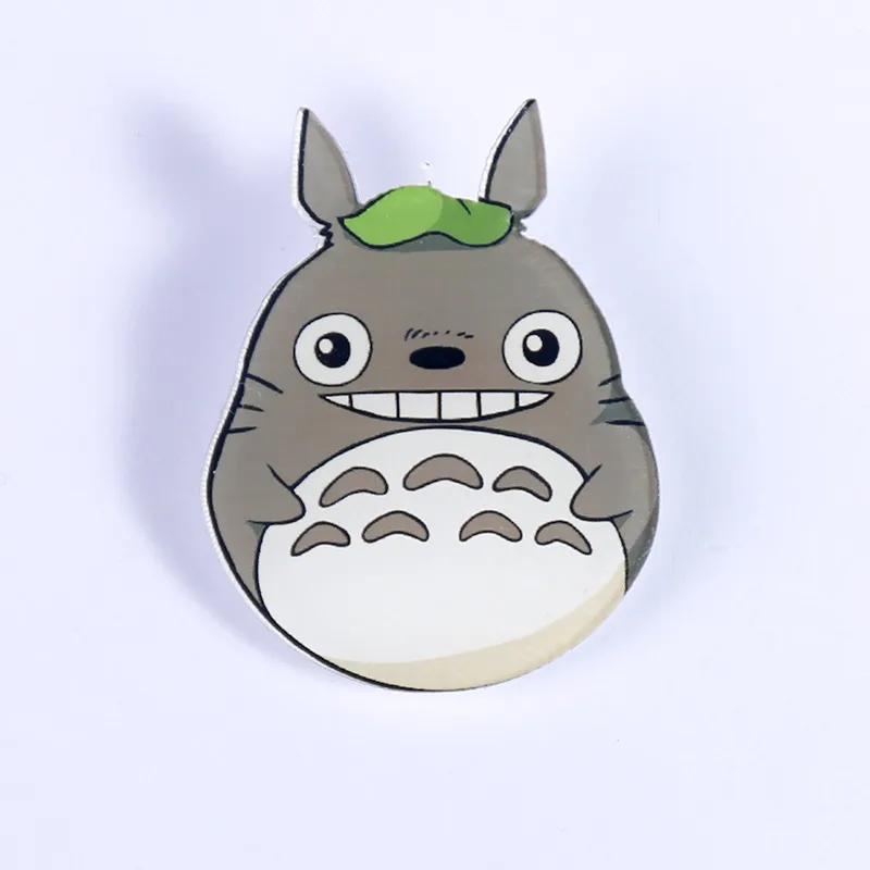 Nengdou Y24 totoro значки японского аниме иконы мультфильм мужская брошь на рюкзаке акриловые значки, чтобы пройти значок кошки для детей - Цвет: Y24-3