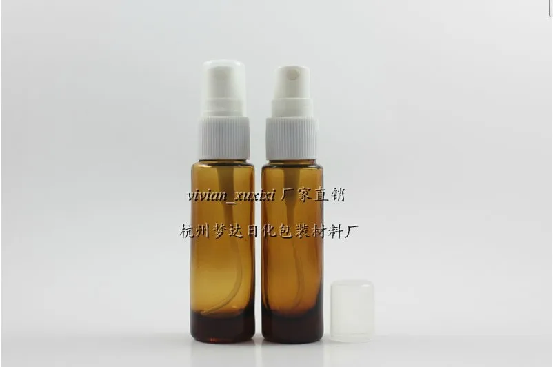 120pcs 10ml brown Imitated crystal glass bottle, 10 ml travel refillable empty atomiser spray perfume bottle, perfume container