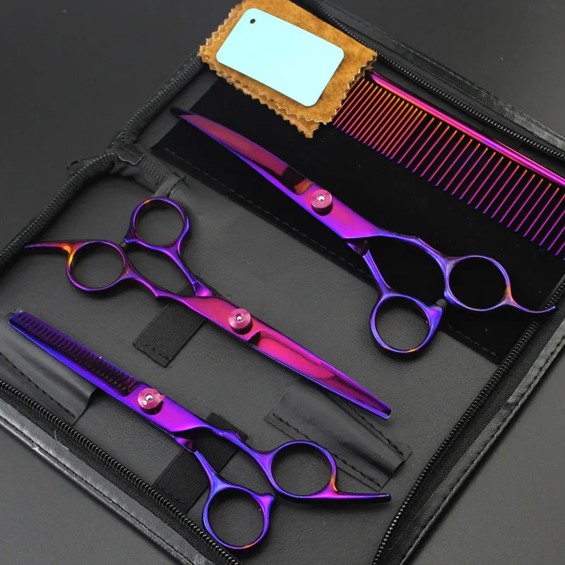 4 комплекта ножницы для стрижки домашних питомцев 7 дюймов|barber scissors|hairdressing scissorshair