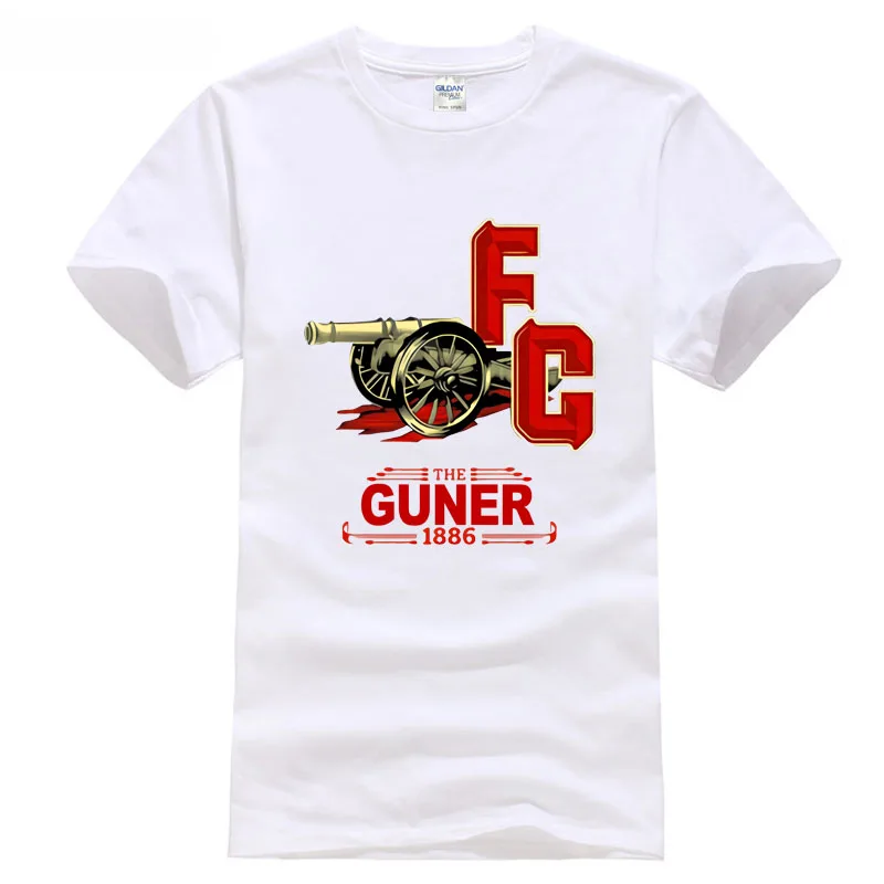 Футболка хипстер крутые топы с круглым вырезом gunner 2018 Европейский футболист