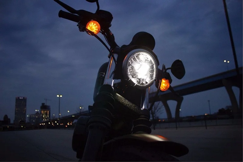5 75 светодиодный фара мотоцикла &quotH4 для Harley Davidson Sportsters XL XG XR VRSCD Dyna| |