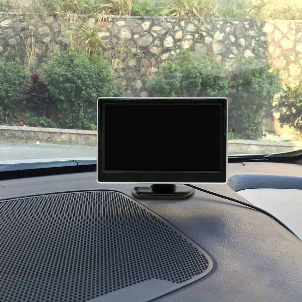 5 дюймов авто парковочная Системы Дисплей HD Автомобильный Зеркало заднего вида