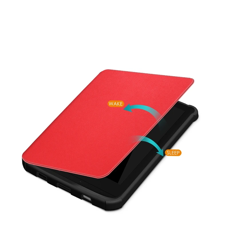 Сверхтонкий чехол книжка для Pocketbook 627 616 632 Touch Lux 4 Basic 2 HD 3 6 дюймов 30 шт.|Чехлы