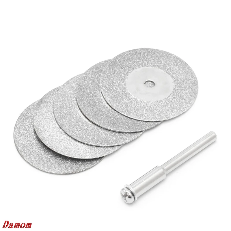 OOTDTY 5 шт./компл. Dremel аксессуары Алмазный шлифовальный круг пила круглый нож с диском Dremel роторный инструмент алмазные диски