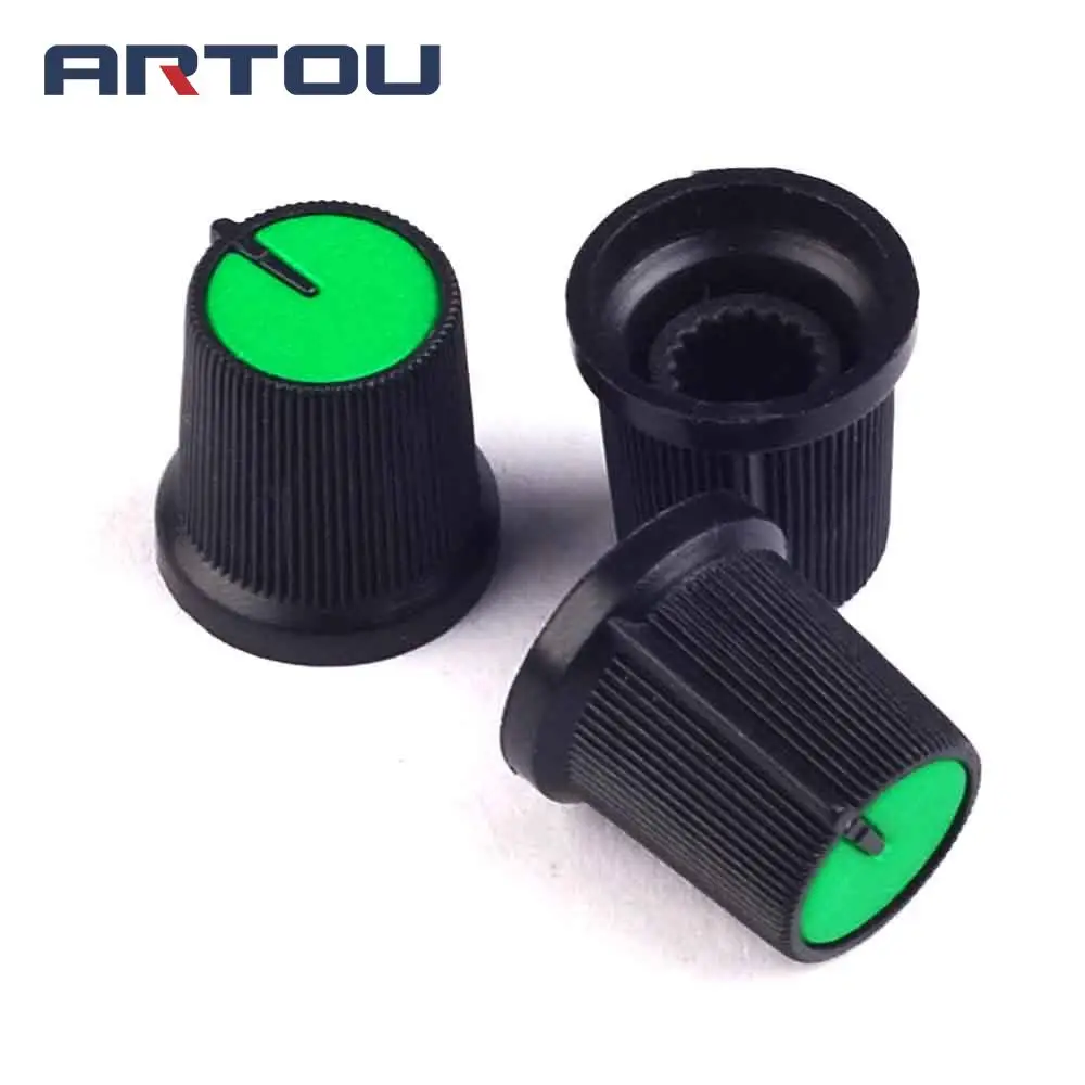 Пластиковые ручки потенциометров для одиночных и двойных 10 шт.|potentiometer knob|knobs for