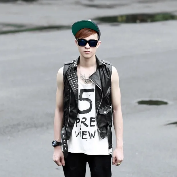 2017 новое поступление развлекательный Звездный мужской жилет из искусственной