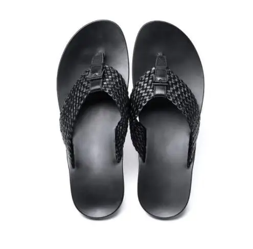 Летние удобные пляжные тапочки для мужчин Повседневные Дышащие шлепанцы на