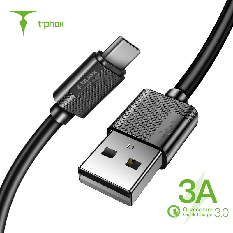 T phox usb кабель type C зарядный шнур для телефона типа провод samsung Glalaxy S10 Xiaomi Redmi Note 7