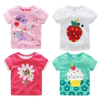 childrens clothing 2021 summer new arrival baby top basic shirt 100 cotton girls short sleeve t shirt