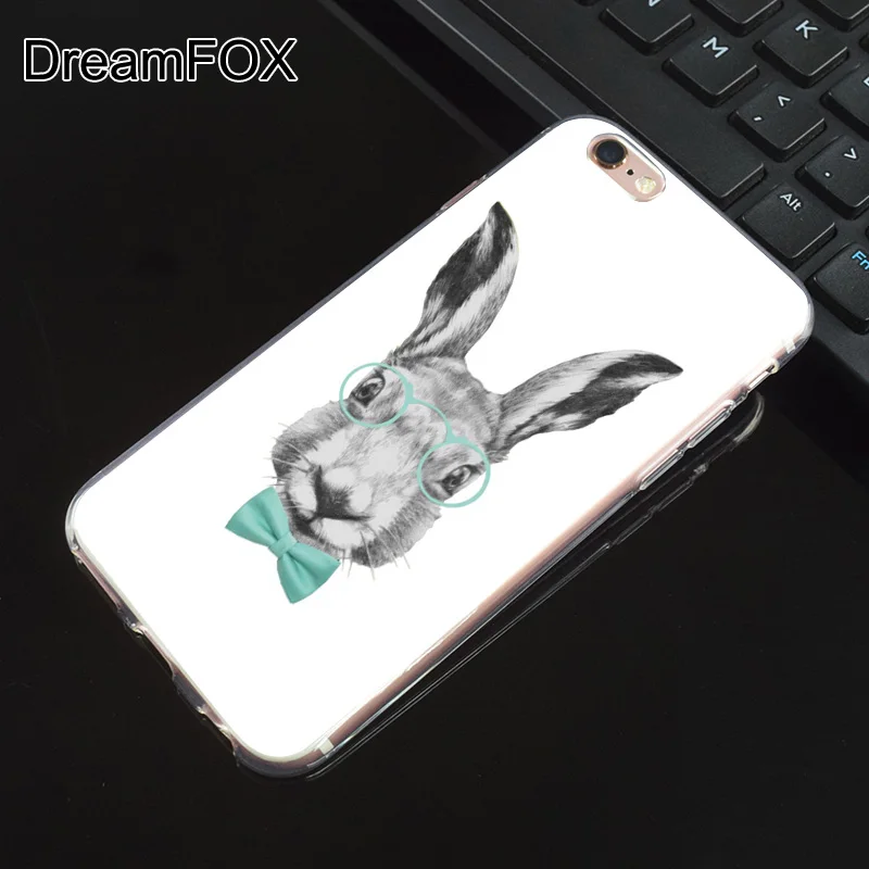 M443 милый кролик Мягкий ТПУ силиконовый чехол для Apple iPhone 11 Pro XR XS Max 8X7 6 6S Plus 5 5S SE 5C 4 4S