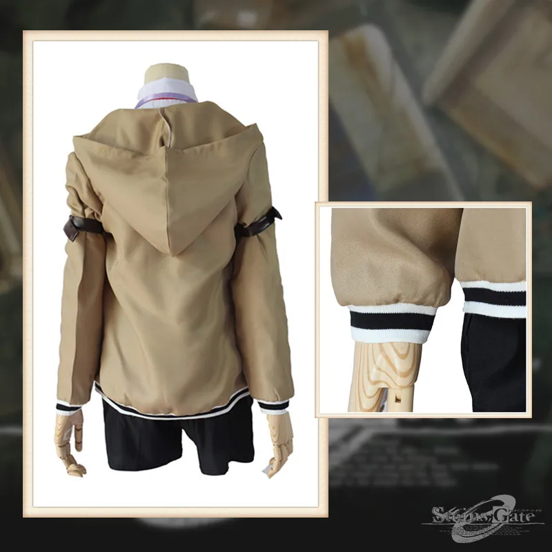 Makise Kurisu косплей костюмы японские Аниме игры Steins Gate 0 одежда Хэллоуин бесплатная