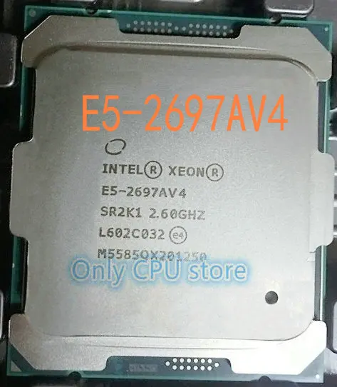 Оригинальный процессор Intel Xeon oem-e5 2697AV4 2 60 ГГц 16 ядер 40 Мб 145 Вт 12 нм V4 бесплатная