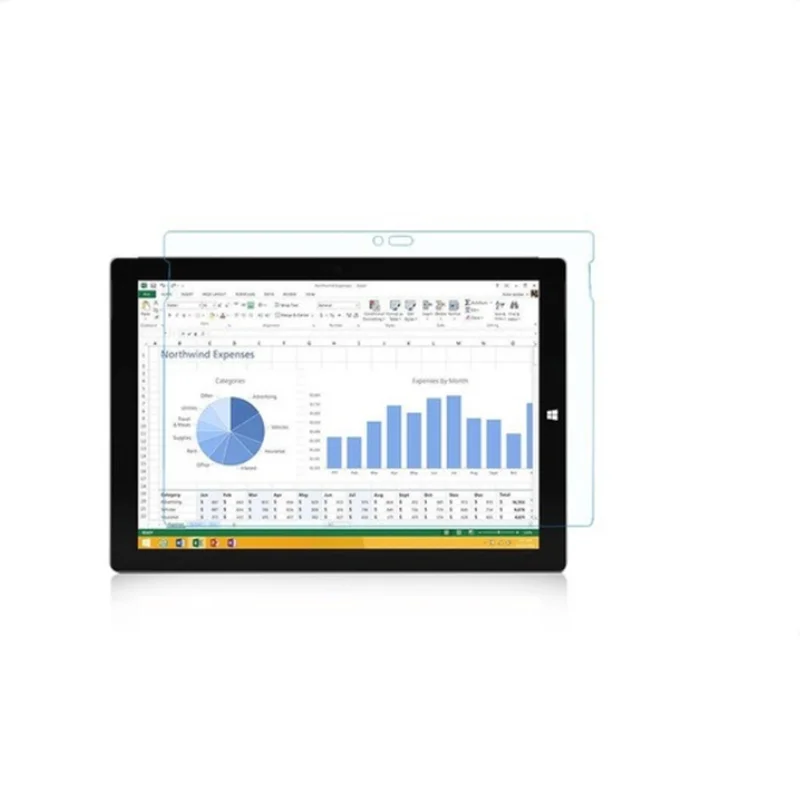 Передняя HD Премиум Защитная пленка из закаленного стекла для Microsoft Surface Pro 3