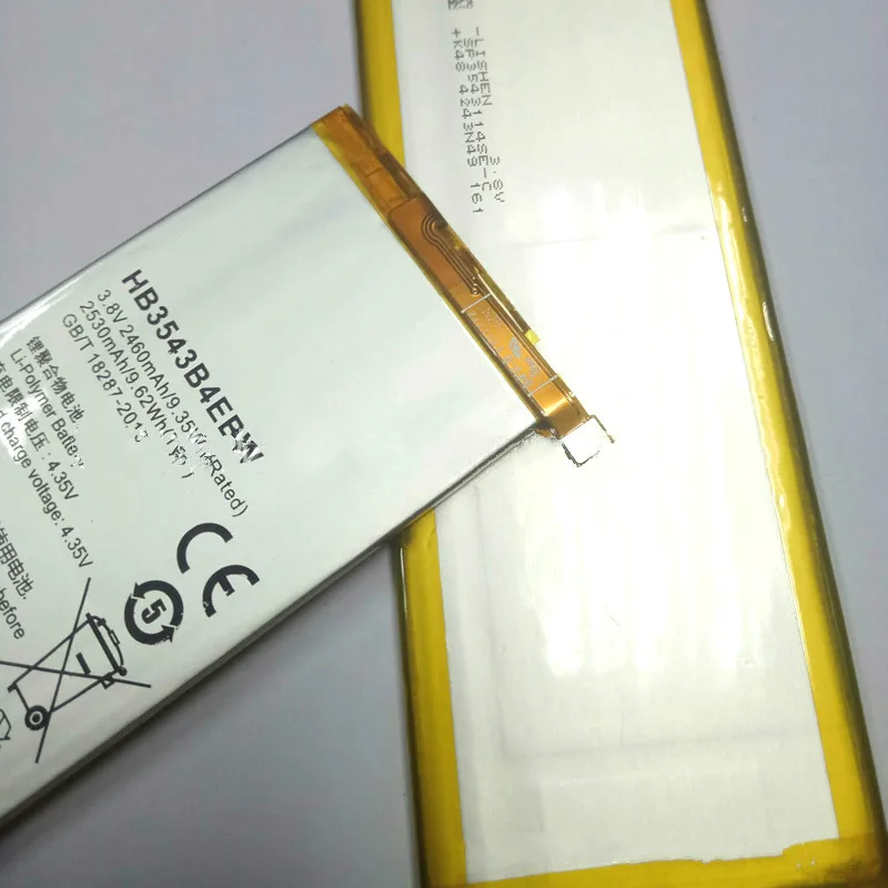 2460mAh аккумулятор для Huawei Ascend P7 L10 L05 L11 L07 L09 L00 HB3543B4EBW Аккумуляторы для мобильных телефонов+ номер для отслеживания посылки