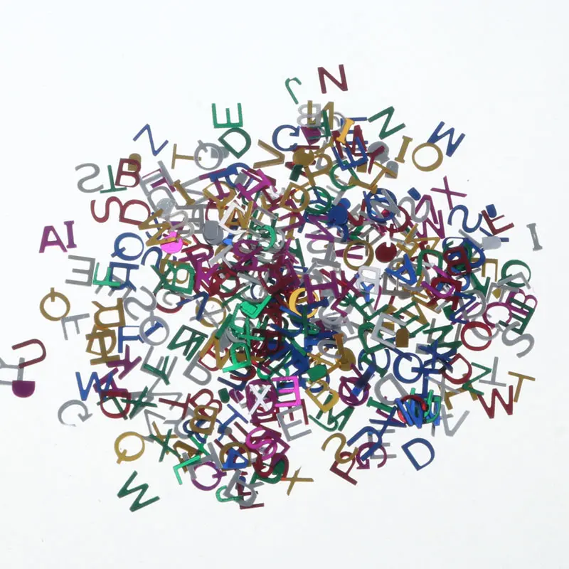 

30g Acrylic Letter Flat Loose Sequins Paillette Sewing For Clothing Accssories Art Decoration Jewelry Making Diy