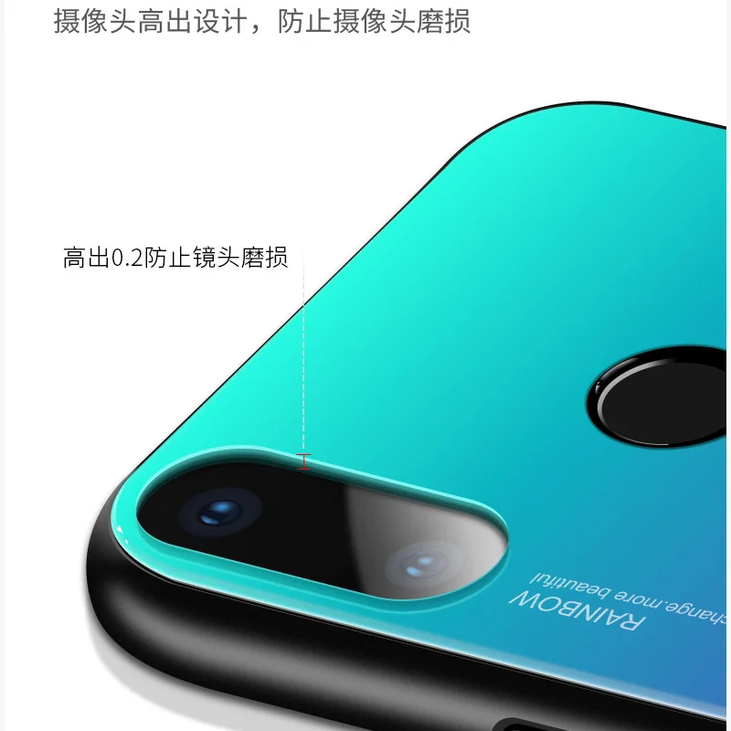 2 шт. закалённое Защитное стекло для Xiaomi Mi 8 Стекло чехол Роскошные Защитная