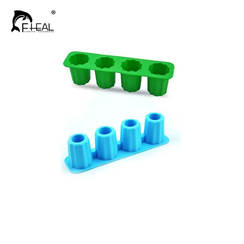 FHEAL Мороженое Инструменты лоток Куб Mold делает рюмки силиконовые формы льда