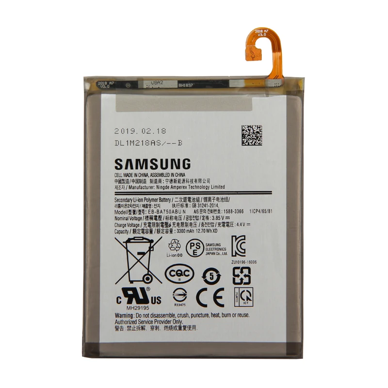 Оригинальная Аккумуляторная батарея для Samsung Galaxy A7 EB BA750ABU 2018 версия A730x A750 3300